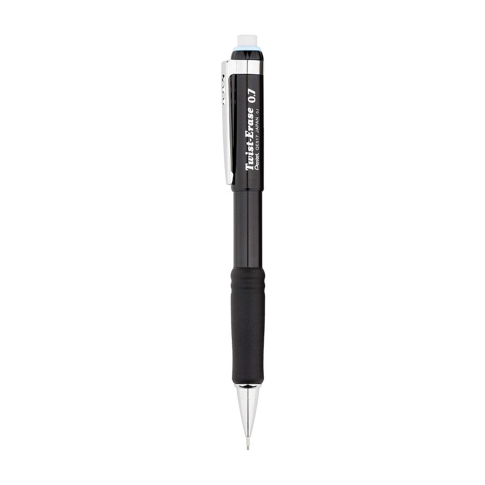 Pentel Twist Erase 3 Mechanical Pencil Black 0.7 Millimeters